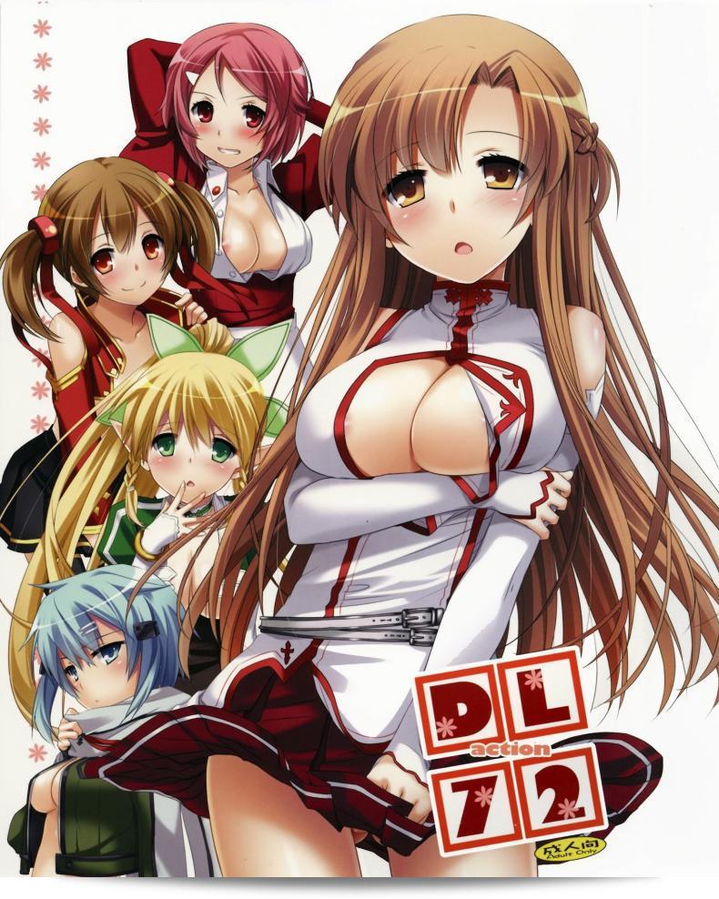 Sword Art Online - Harem (C83) [Digital Lover (Nakajima Yuka)] D.L. การกระทำ 72 (Sword Art Online)