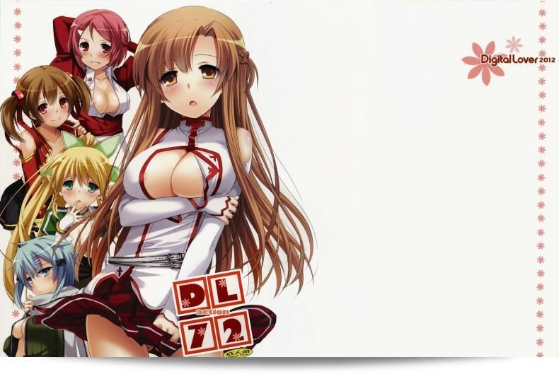 Sword Art Online - Harem (C83) [Digital Lover (Nakajima Yuka)] D.L. การกระทำ 72 (Sword Art Online) 3