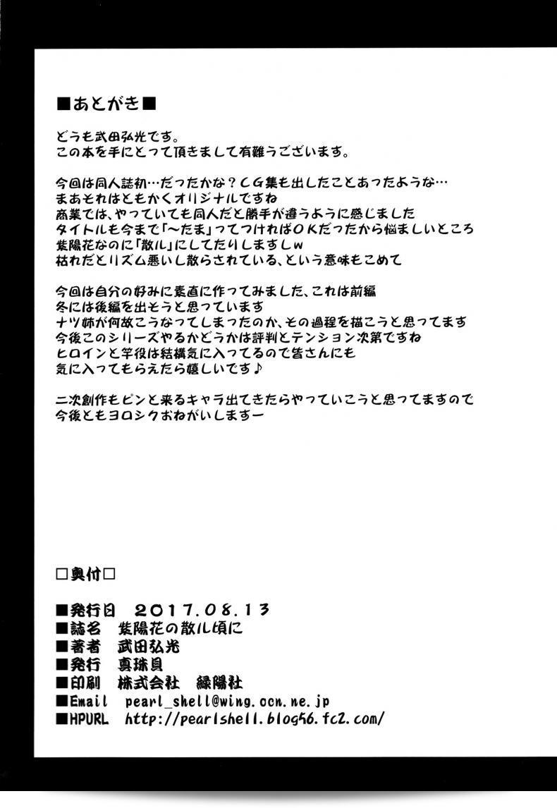 ไม่สนใจตัว แต่สนใจกาย (C92)[Shinjugai (Takeda Hiromitsu)] Ajisai no Chiru Koro ni 73