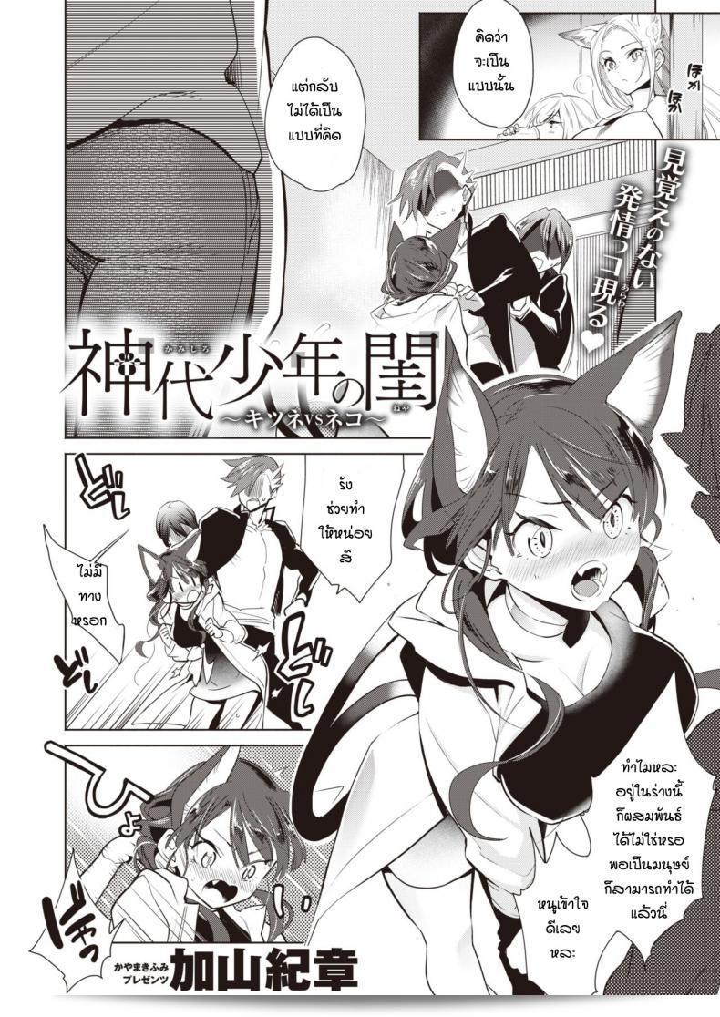ช่วยเหลือแมวน้อยให้กำจรเงี่ยน [Kayama Kifumi] กับ Kamishiro shonenn ที่เป็นสุนัขจิ้งจอก vs แมว