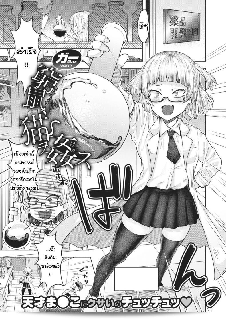การวิจัยยาที่ทำให้แมวกำลังจะถูกทำลายโดยสารพาเสีย [gar] Kiyuuso neko wo kegasu
