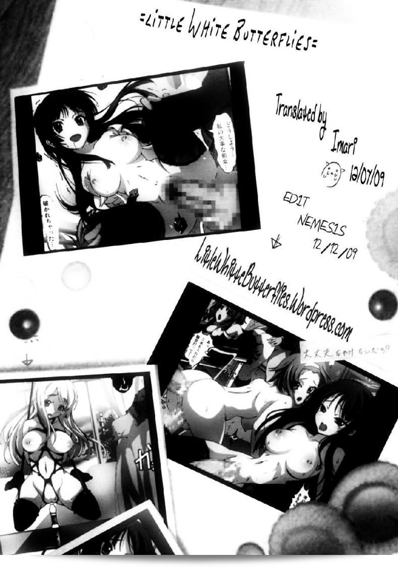 ฉันอยากทดลองซ้อมเพลง "Rinkan!" (K-ON!) โดยให้เสียงดังๆ แบบ C76 ของวง Mokusei Zaijuu ค่ะ 35
