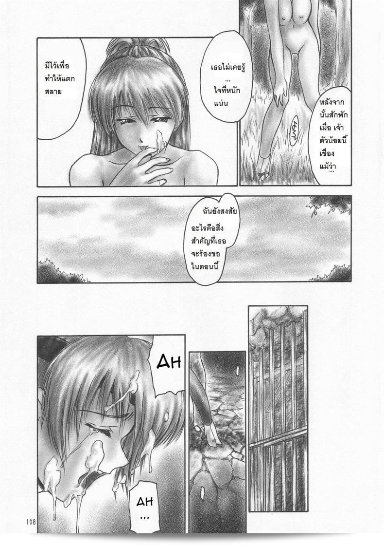 ฉันต้องการเรียกร้องให้เพจด่าจนเกินไป (C59) [Hellabunna (Iruma Kamiri)] INU/AO Preface (Dead or Alive) 105