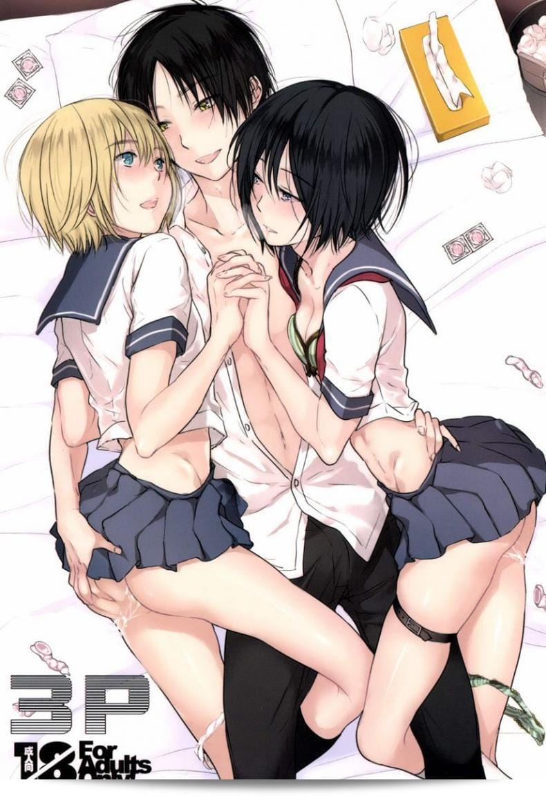 ฉันชอบเล่นทรีซั่มกับเขาและเธอ [orz (3u)] 3P (Shingeki no Kyojin)