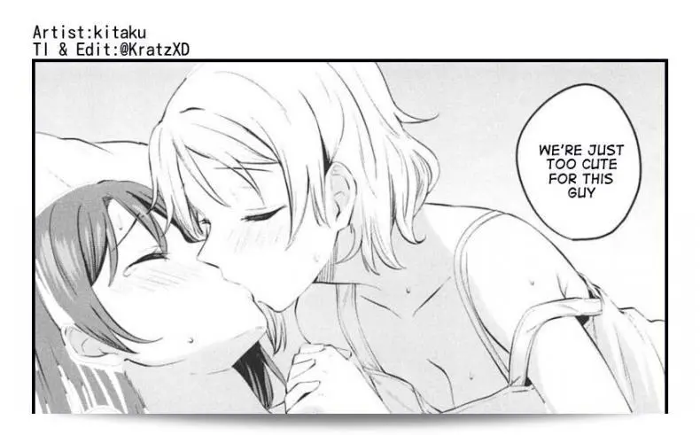 เราพบว่าตัวเองกำลังร่วมทัพกับเพื่อนสาวใน Bokura no Love Live! 25 โดย Kitaku Jikan (Kitaku) และกำลังรับชม Yakimochi (A) Symmetry จาก Love Live! Sunshine!! 61