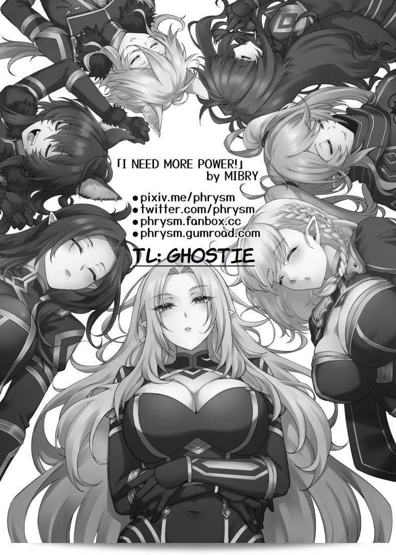 สาวหูสัตว์ทั้งหมดให้ความเสียวแบบไม่จำกัดใน [Miburi (MIBRY)] I NEED MORE POWER! (Kage no Jitsuryokusha ni Naritakute!) 3